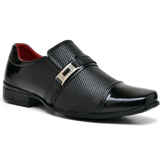 Chaussure Habillée Vernie Homme avec Boucle