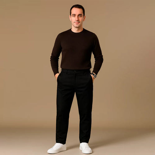 Pantalon Chino Homme en Sergé