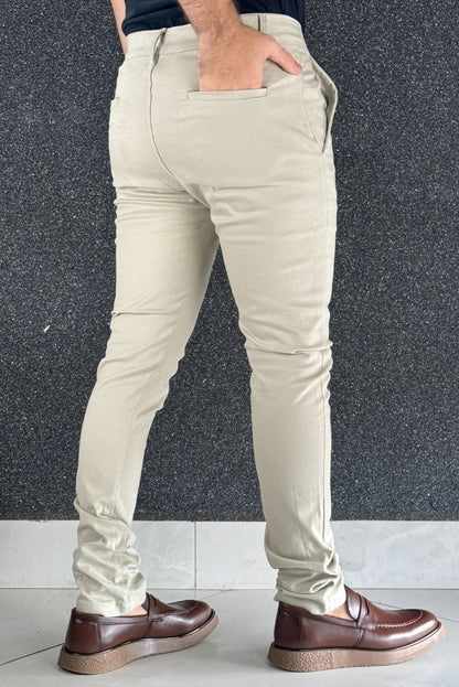 Pantalon Crème Traditionnel