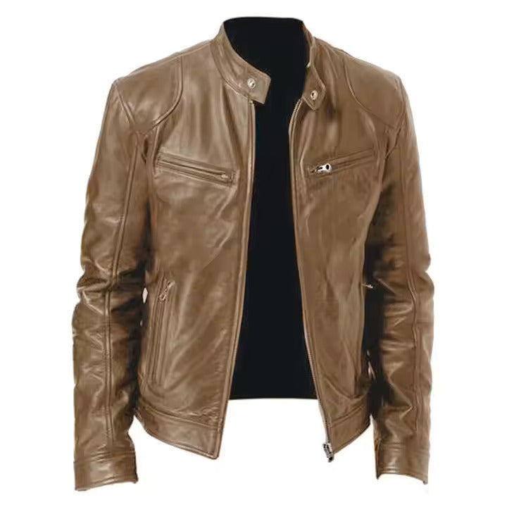 Veste en Cuir pour Homme Racer Bellvian - BL156